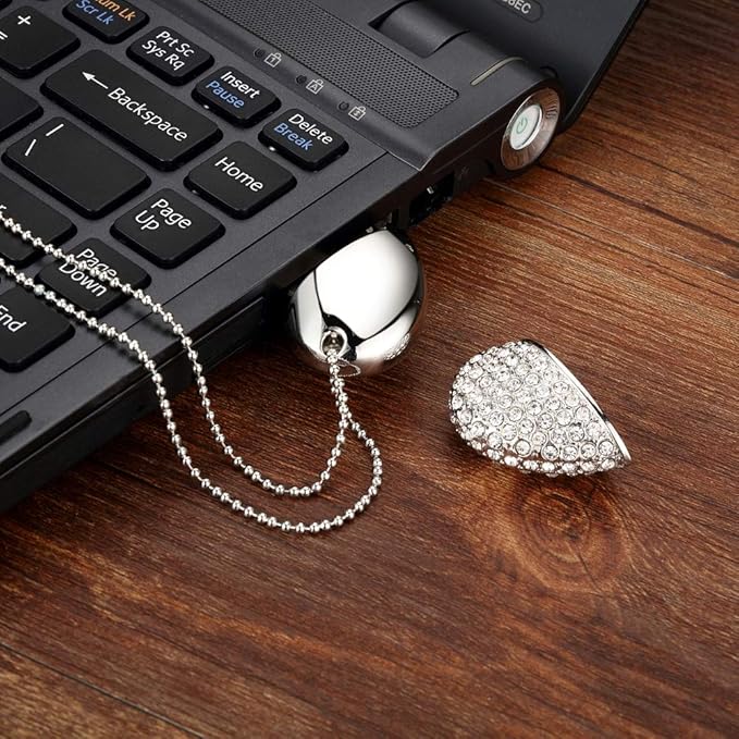 USB Flash Drive, 8GB / 16GB / 32GB / 64GB USB2.0 USB Memory Stick Date Storage Pendrive Thumb Drives(32GB,Silver)