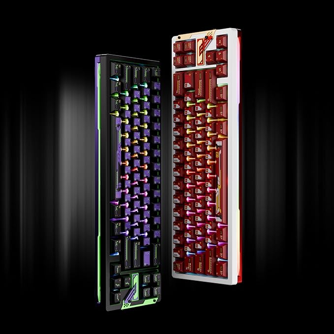 OOCTPK Chilkey Slice68 HE Mechanical Keyboard Gaming Keyboard Wired, 68% Hot Swappable Custom Hall Effect Aluminum Keyboard with Flux Switch, Rapid Trigger, 8K Polling, RGB Magnetic Switch, for PC Mac