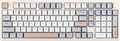 EPOMAKER Galaxy100 QMK/VIA Wireless Gaming Keyboard, Aluminum Shell, BT/2.4Ghz/USB-C, Pre-Lubed Hot-Swappable Linear Switches, NKRO, RGB Backlit (Creamy White, Wisteria Linear Switch)