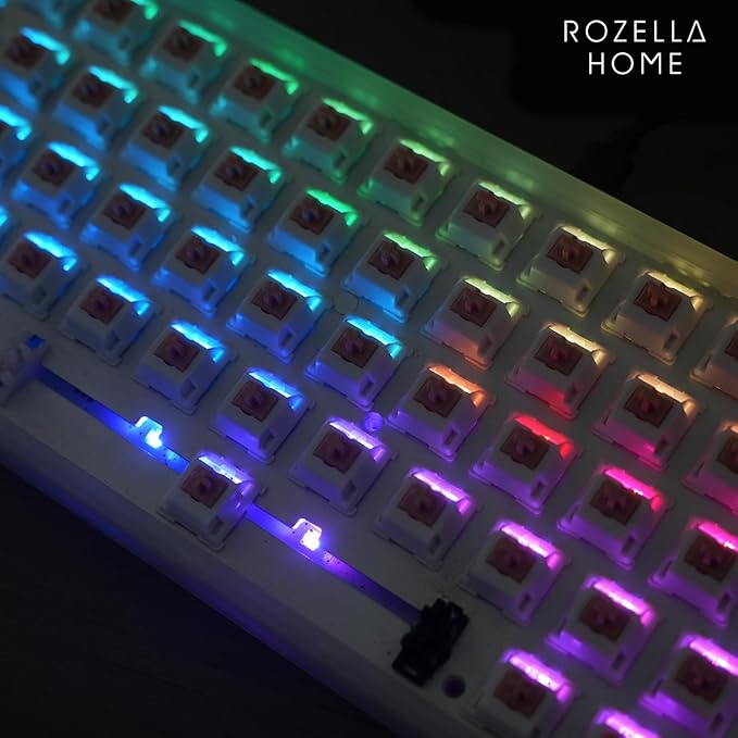 Holy Panda Tactile Switches, 67g, Pre Lubed, 3Pin MX, for Gaming Mechanical Keyboard Hot Swap RGB DIY with Switch Puller (90 PCS)