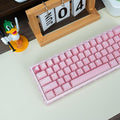 GATERON x Sikakeyb Sakura TKL Magnetic Gaming Keyboard, Adjustable Actuation-Compatible with GH60-60% 61 Keys-Esports RGB PBT Keycaps USB-C Collab Limited Edition Set (Sakura Full Set)