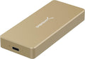 SABRENT USB Type-C Aluminum Enclosure for M.2 NVMe SSD in Gold (EC-NVME-GLD)
