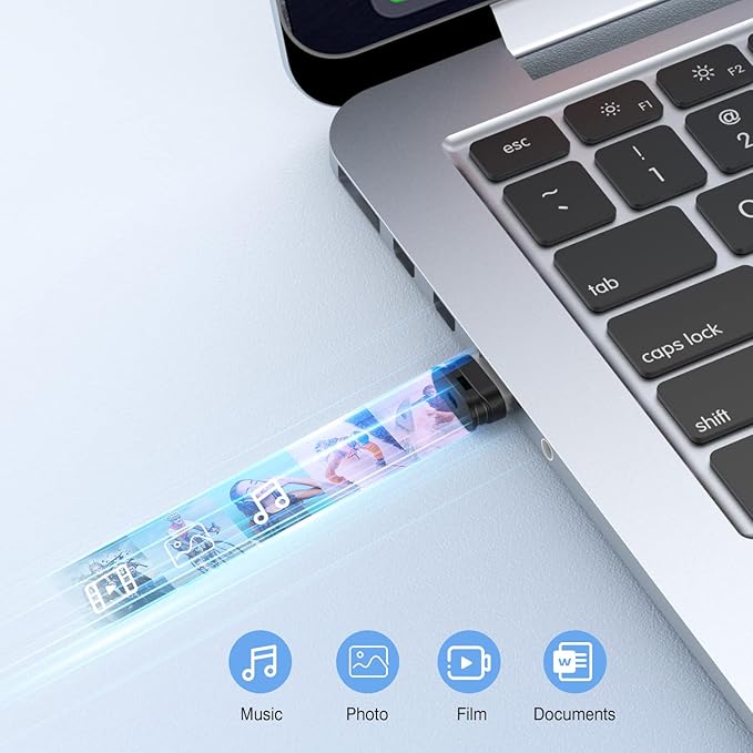 32GB Small USB Drive K&ZZ 10 Pack 32 GB Mini Flash Drive with Lanyard 32G Low Profile USB Flash Drives Micro Thumb Drive for PC Laptop (32GB, Black)