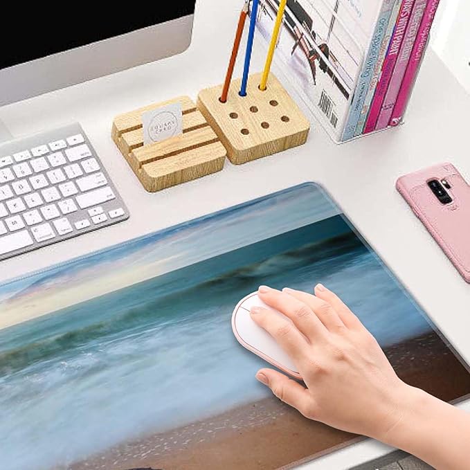 Turtle Shore XL Mouse Pad - Extended Desk Mat for Women & Men - 31.5''X11.8''