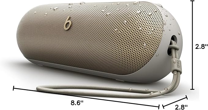 Beats Pill - Portable Bluetooth Speaker- Up to 24H Battery Life, Water Resistant, Bluetooth, Apple & Android Compatible, Seriously Loud Sound for Home, Outdoor and Travel- Champagne Gold