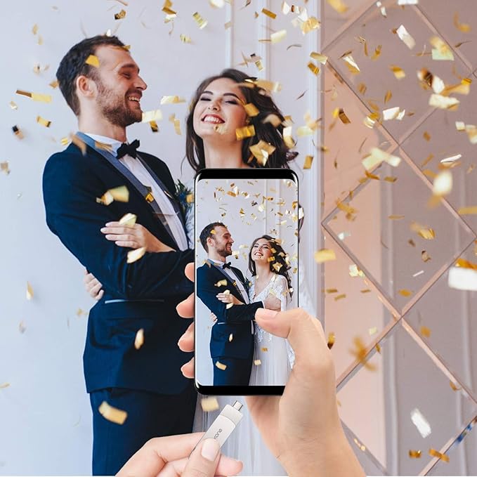 Maxone 64GB Flash Drive USB Type C Both 3.0 Tech - 2 in 1 Dual Drive Memory Stick High Speed OTG, Compatible with Android Smartphone Computer, MacBook, Chromebook Pixel