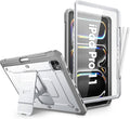 SUPCASE for iPad Pro 11 Inch Case M5/M4 (2025/2024) with Pencil Holder (Unicorn Beetle Pro), [Built-in Screen Protector & Stand] Full-Body Rugged Cover for iPad Pro 11'' 6th/5th Gen, White