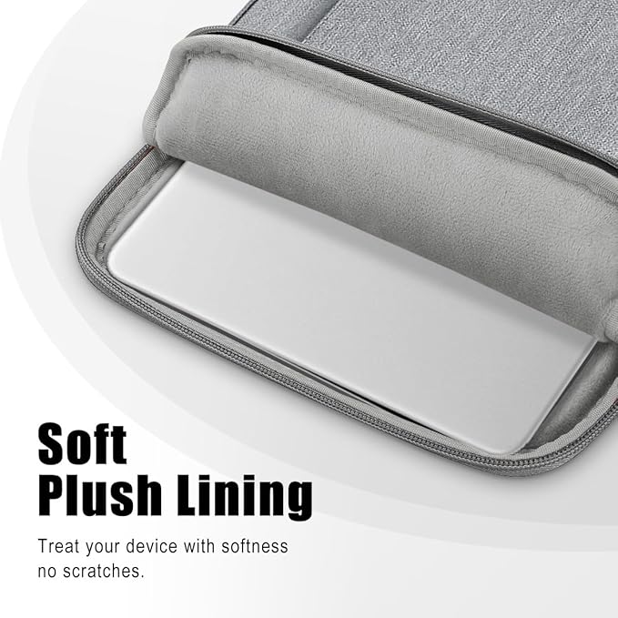 TiMOVO Laptop Sleeve Bag for MacBook Neo 13 inch 2026 Model A3404 with A18 Pro Chip, Carrying Case with Shoulder Strap,Light Gray