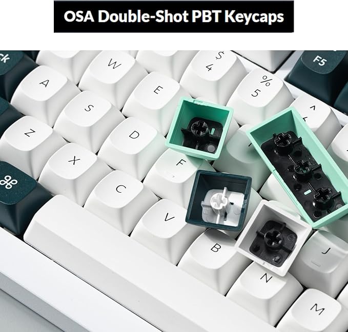 Keychron Q1 HE QMK Rapid Trigger Wireless Custom Mechanical Keyboard, 2.4 GHz/Bluetooth/Wired 75% Hot-Swappable Programmable RGB Gateron Double-Rail Magnetic Switches for Mac Windows, Shell White