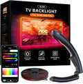 AOC TV Lights that Change with TV LED Backlight that Sync for 32-50 inch TVs, RGB Changing Strip Light with Sensor, Living Room Decor, Gifts for Men Gamers, Smart App Control, DIY Mode, 11.5FT