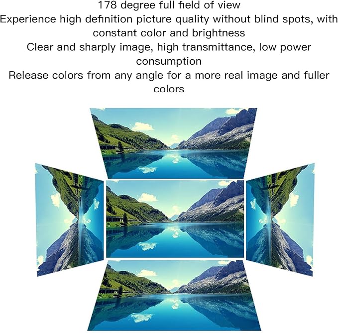 4K Portable Monitor, 13.3 Inch 1920x1080 FHD Laptop Monitor, Ultra Slim Type C Port and HDMI Computer Gaming Display, for Computer, PC, Laptop, PS, Phone