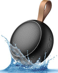IPX7 Waterproof Bluetooth Speaker, 10W Loud Sound Portable Wireless Speaker with Bluetooth 5.3, TF Card, Built-in Mic, 12H Playtime for Shower Beach Camping Hiking Pool, Black