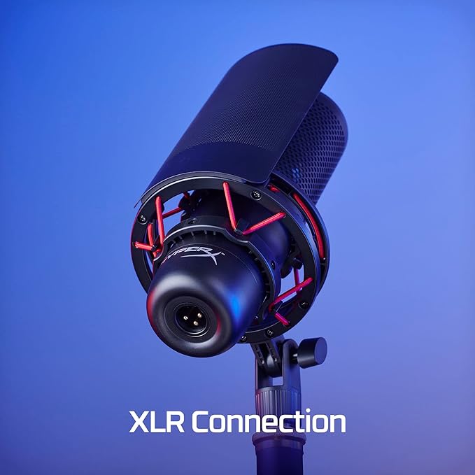 HyperX ProCast Microphone – Large Diaphragm Condenser Mic, XLR Connection