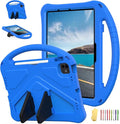 Kids Case for iPad Pro 11-Inch 2022/2021/2020/2018 (4th/3rd/2nd/1st Generation) & iPad Air 5th/4th Gen Case 2022/2020 10.9" with Kickstand/Handle/Pencil Holder Stand Girl Boy Cover, Blue