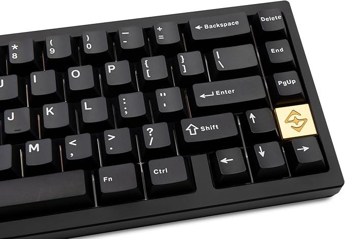 KEEBMONKEY WOBKEY Zen 65 65% Quick Release Wireless Mechanical Keyboard with RGB, CNC Aluminum Case, Hot-Swappable, VIA Support, BT/2.4G/USB-C Gaming Keyboard for Mac/Windows (Ultra Black)