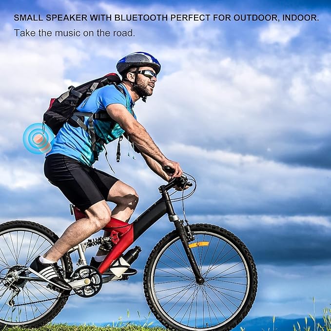 comiso Bluetooth Speaker, Portable Bluetooth Speakers with Wireless Stereo Pairing, Built in Mic, 360° HD Sound,IP65 Waterproof Speaker,Support TF Card, for Home/Party/Outdoor/Beach,Gift For Men/Women