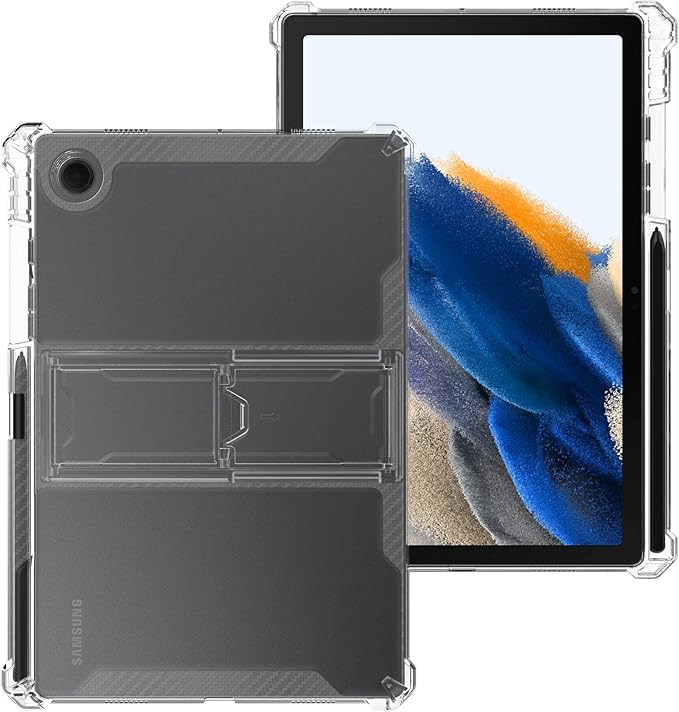 Clear Case for iPad mini 5 (2019) & iPad mini 4 (2015) with Pencil Holder & Kickstand Soft TPU Back Shockproof Transparent Cover [Corner Protection] for iPad mini 5th/4th Gen 7.9 inch,Clear