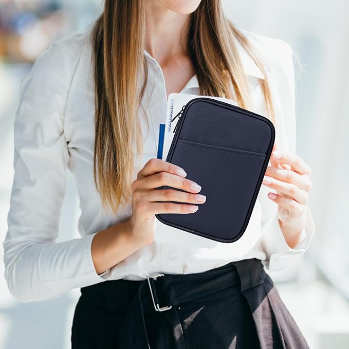 HoYiXi Universal Sleeve Bag for 7-8 inch Tablet Fire HD 8/Fire HD 8 Plus Compatible iPad mini (6th Gen) 8.3" 2021, iPad mini 5/4/3/2/1, Tab A8, 7"-8" inch Android Tablet Sleeve Case -Blue