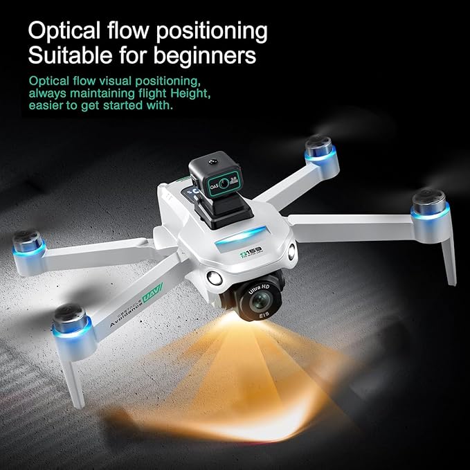 4K GPS Drone with Camera for Adults - 5G Remote Controller with 5.9 Inch Screen,Under 249g，Obstacle Avoidance, 60 Min Flight, Foldable Drone for Adults Beginners.（white）