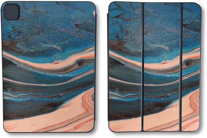 Skin Compatible with Apple Smart Folio for iPad Pro 13-inch (M4/M5) 2025 - Sea Dunes - Premium 3M Vinyl Protective Wrap Decal Cover - Easy to Apply | Crafted in The USA by MightySkins