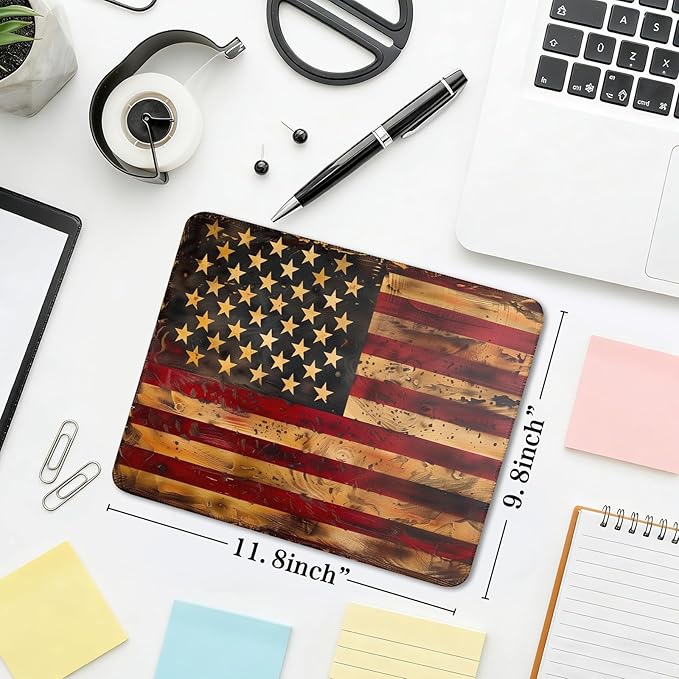 Mouse Pad for Gaming & Office - (11.8"×9.8") Small Desk Mat with Smooth Surface and Stylish Design for PC, Home Office Decor and Work