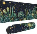 Mouse Pad Gaming - Large Mouse Pad for Desk with Waterproof Surface & Durable Design Desk Mat for Desktop & Office Accessories (Stellar Succulents)