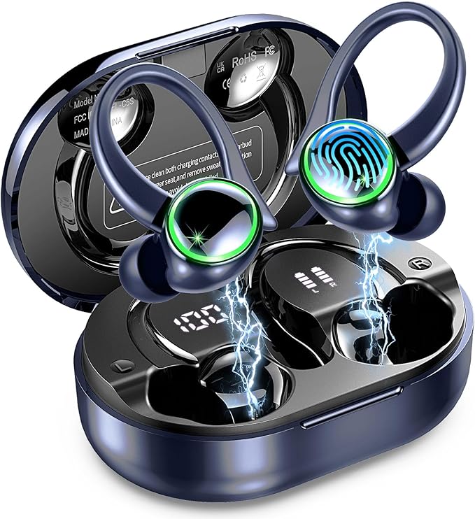 Matast Wireless Earbuds Sports, Bluetooth 5.3 Headphones