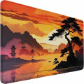 Mouse Pad Gaming, 31.5x15.7 inch Large Extended Computer Keyboard Mouse Mat, Water Resist Non-Slip Mousepad Rubber Base Long XXL Mouse Pad for Work & Gaming, Office & Home, Sunset