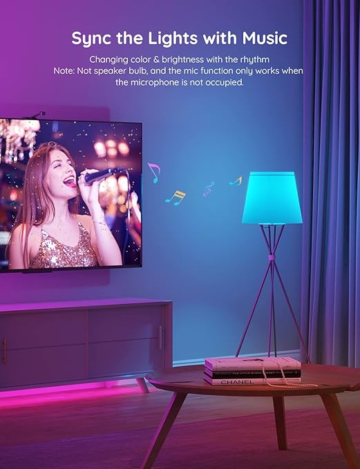 Govee Smart Plug, WiFi Bluetooth Outlets 4 Pack Bundle with Govee Smart Light Bulbs, WiFi Bluetooth Color Changing Light Bulbs Compatible with Alexa and Google Assistant