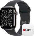 Apple Watch Series 11 [GPS + Cellular 42mm] Smartwatch with Slate Titanium Case with Black Sport Band - S/M. Sleep Score, Fitness Tracker, Health Monitoring with AppleCare+ (2 Years)