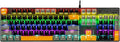 MechLands Aula S500 Wired Gaming Keyboard, 100% Full Size Mechanical Keyboard with Number Pad, 104 Keys, NKRO, RGB Backlits, Shine Through Keycaps, Ergonomic for PC E-Sports (Black&Grey, Blue Switch)