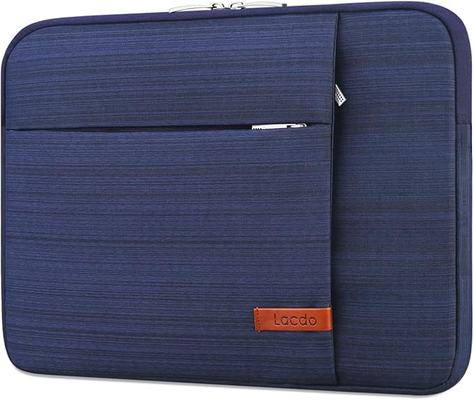 Lacdo Laptop Sleeve Case for 15 inch New MacBook Air M5/A3448 (2026), M4 A3241 2025, M3 A3114, M2 A2941 2024-2023, 15 inch MacBook Pro A1990 A1707 Computer Case Bag with Accessory Pocket, Blue