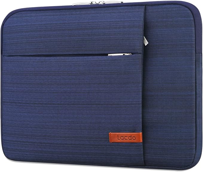 Lacdo 13 inch Laptop Sleeve Case for 13 inch MacBook Air M5 A3449 (2026), M4 A3240 2025, M3 A3113, M2 A2681, M1 A2337 | 13" MacBook Neo A18 Pro A3404 (2026) | iPad Air/Pro 13 M5 Computer Bag, Blue