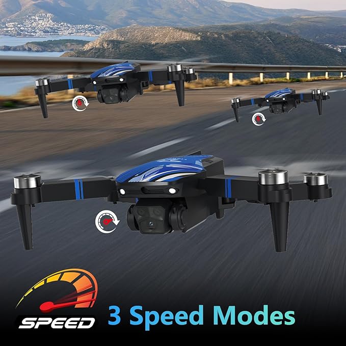 TTROARDS Drone with 4k Camera for Adults, Drone with LCD Screen 2.8 Inch, 32G SD Card, Professional Brushless Motor 270° Obstacle Avoidance, Foldable Remote Control Mini Quadcopter for Beginners