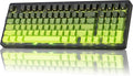 ZORNHER ZH980 Mechanical Keyboard Wireless,95% Green Creamy Keyboard with Number Pad,Gaming Keyboard with Number Pad,Lighted Up PBT Dipped Keycaps,Creamy Sounding Linear Switches