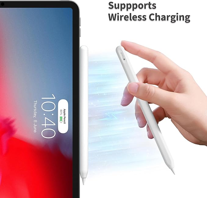 Hi Color Silicone Pencil Cover for Apple Pencil 2nd/Apple Pencil Pro Cover Case Sleeve Ipad Pencil Protective Cover(White)