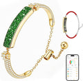 Smart Bracelet for Women, Stylish Jewelry Fitness Tracker with Heart Rate & Sleep Monitor, Waterproof Activity Tracker Watch with App for iOS & Android