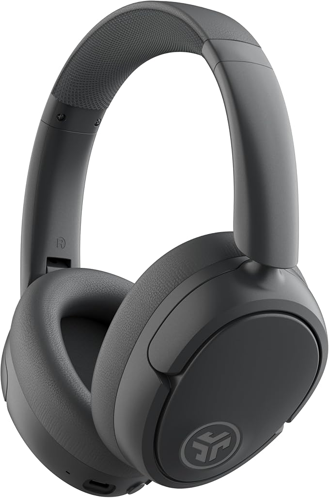 JLab JBuds Lux ANC Wireless Bluetooth Headphones & Audio Bundles, Hybrid Active Noise Cancelling, Premium Over-Ear Headset with Optional True Wireless Earbuds