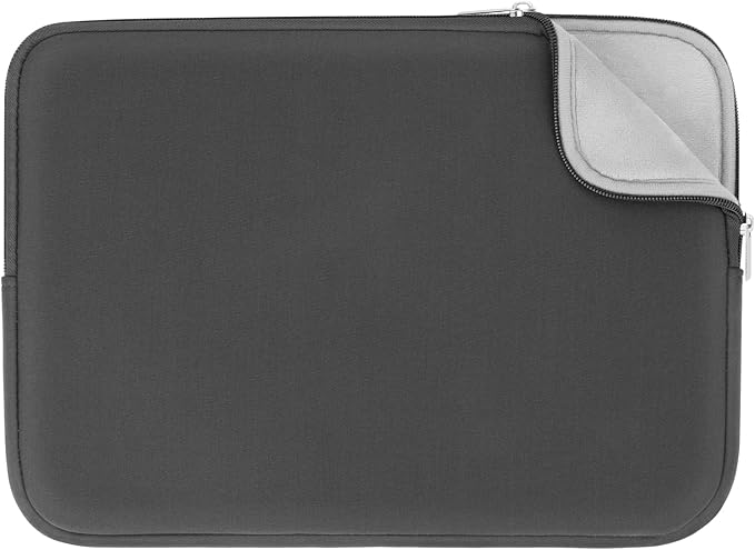 RAINYEAR Laptop Sleeve Case Compatible with 13.3 Inch Notebook Computer Tablet Chromebook 14" MacBook Pro/Max M1 M2 M3 M4 M5 Soft Cover Protective Case Zipper Carrying Bag (Gray, Upgraded Version)