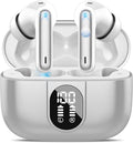 Wireless Earbuds, Bluetooth Headphones HiFi Stereo, 40H Playtime in-Ear Earbud, 2024 Bluetooth 5.3 Earbuds with LED Power Display, IP7 Waterproof Wireless Earphones Sport Headset for Android iOS