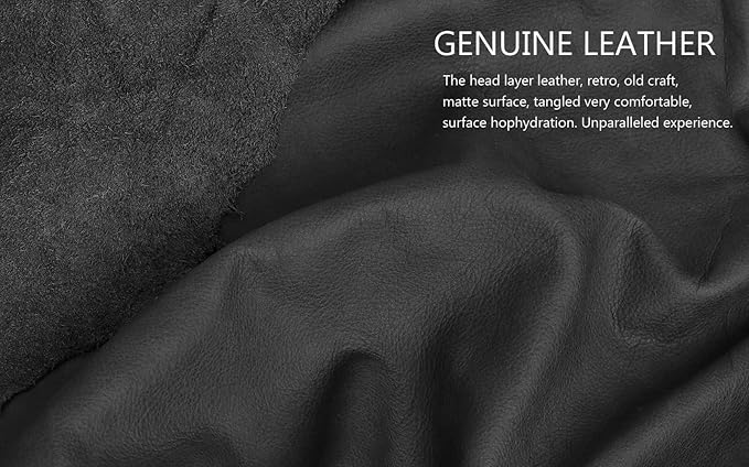 Gexmil Genuine Leather Case for iPad Pro 13 Inch (M5/M4) 2025/2024 with Pencil Holder,Protective Shockproof Smart Premium Leather Folio Cover Adjustable Stand Auto Sleep/Wake Anti-Slip, Sanded Black