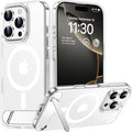 Magnetic Compatible with iPhone 16 Pro Case, [Built-in Invisible Kickstand][Compatible with MagSafe] [Military Grade Shockproof] Slim Thin Phone Case for iPhone 16 Pro 6.3"