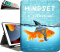 Vimorco for iPad 9th/8th/7th Generation Case 10.2 Inch, for iPad Pro 10.5 Inch Case, for iPad Air 3rd Generation Cases 10.5-inch Pencil Holder/4 Viewing Stands/Typing Stand/Slim, Goldfish as Shark