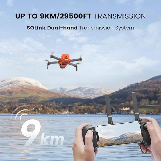 FIMI Mini 3 Drone with Camera for Adults 4K, Upgraded Imaging Module, 3-Axis Gimbal, 9KM HD Transmission, 4K/60fps 48MP Camera, AI Night Vision, Auto Return, Visual Tracking, 96min Flight