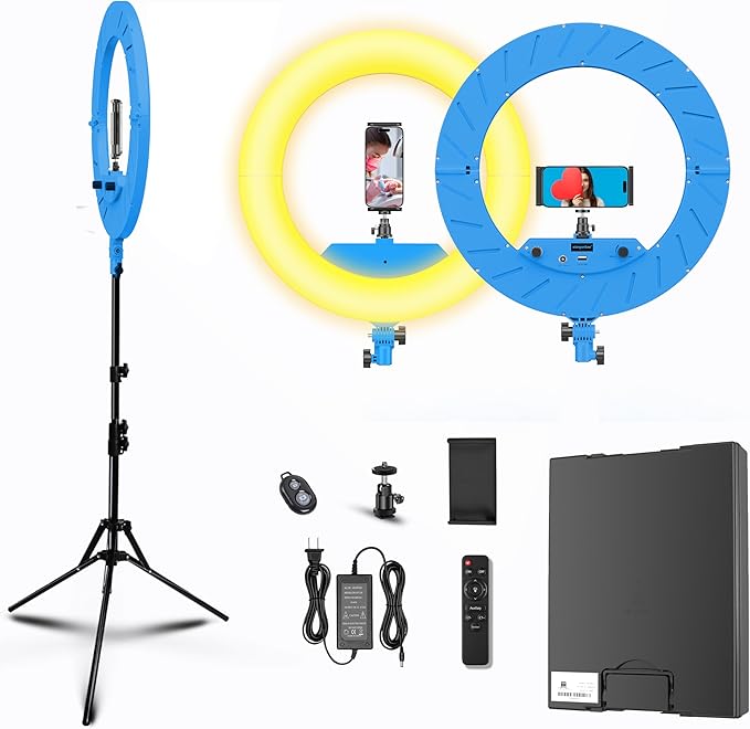 18 inch Ring Light Kit (Maya Blue)