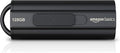 Amazon Basics 128 GB Ultra Fast USB 3.1 Flash Drive, Retractable, High-Speed Data Transfer Storage Device, Black