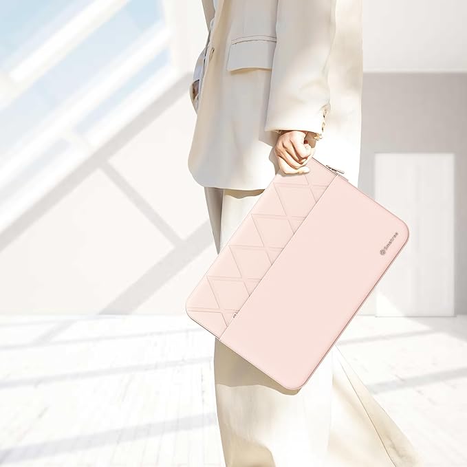 Smatree Laptop Sleeve for 13 inch Apple MacBook Neo A18 Pro A3404, 13.3 inch MacBook Pro M2 2022 A2338/M1 2020 A2251 A2289/2019 A2159 A1989,Pink(E454P)