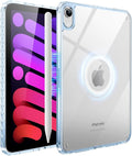 Case for iPad mini A17 Pro, iPad mini 6 case, Compatible with Magsafe, Clear Back with TPU Frame, Slim Lightweight Protective Case for 8.3“ iPad mini (Clearblue)