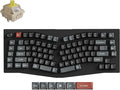Keychron V10 Ultra 8K Wireless Mechanical Keyboard, 75% Alice Ergonomic Layout, 8000Hz 2.4GHz/Bluetooth 5.3/USB-C Wired, Hot-Swappable ZMK Custom Keyboard with Knob, RGB PBT Keycaps