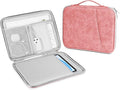 DTTO 9-11 Inch Tablet Sleeve Bag for iPad A16, iPad Air 11-inch M3 M2 / Air 5/4th Gen 10.9", iPad Pro 11 M4, iPad 10/9/8/7th Gen, Galaxy Tab A9+, Waterproof Travel Bag, Pink